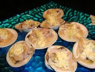 Almejas a la parmesana
