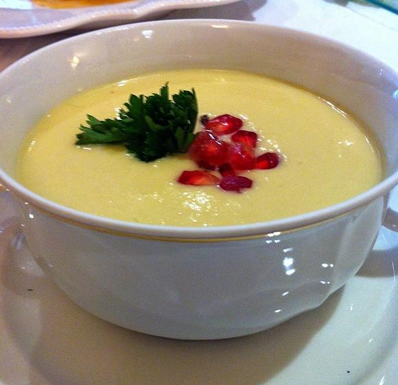 Vichyssoise con manzana