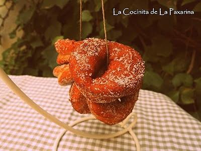 Rosquillas fritas de anís y vainilla