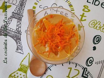 Sabayón al Pedro Ximénez y naranja