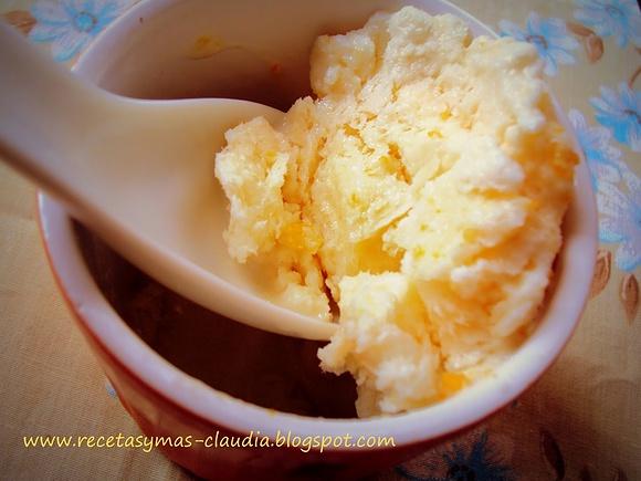 Helado de limón sin azúcar