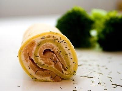 Crêpes de salmón