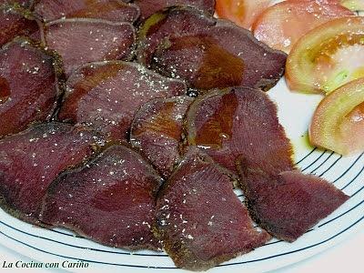 Lengua de ternera ahumada