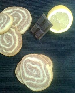 Galetes de xocolata i llimona