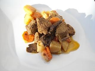 Estofat de bou amb verdures
