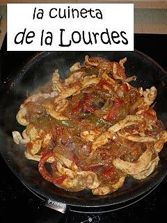 Fajitas de pollo