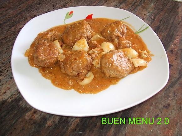 Albóndigas con sepia