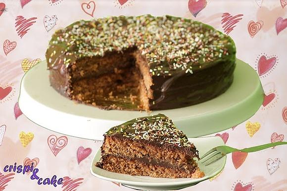 Tarta de chocolate y almendras