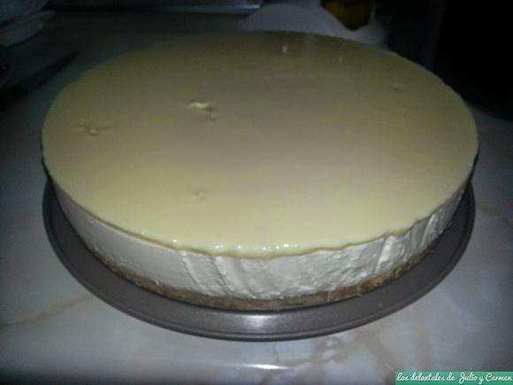 Tarta mousse de natillas