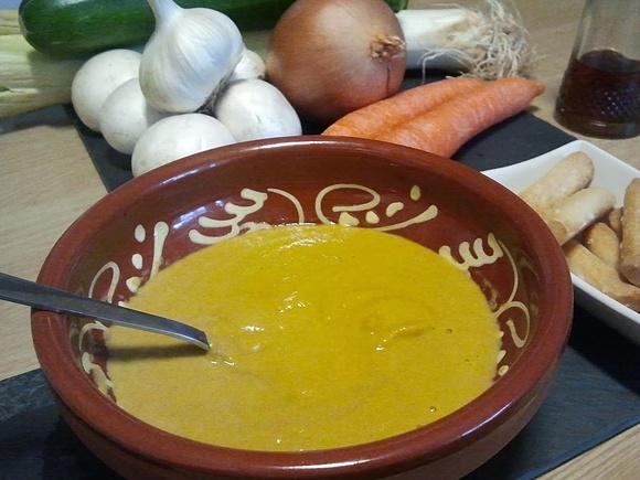 Crema de verduras casera