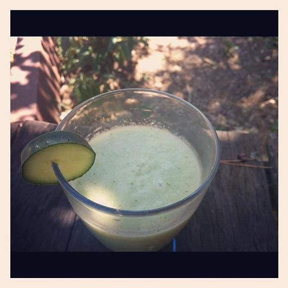 Batido de pepino y menta
