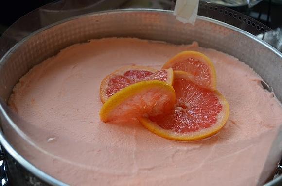 Torta mousse de pomelo