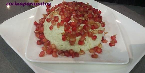 Aperitivo de queso con granada taller de navidad 2014 thermomix