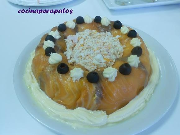 Pastel de salmón
