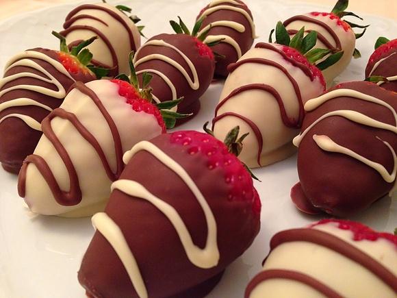 Fresas con chocolate