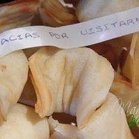 Así se come en Granada.: Galletas de la fortuna (sin gluten)