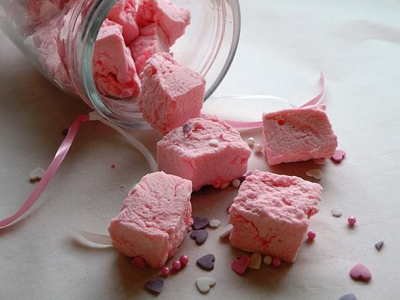 Nubes caseras de frambuesa thermomix