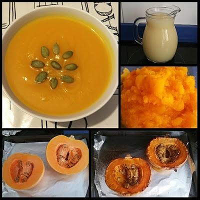 Crema de calabaza asada