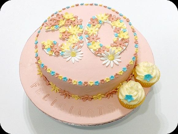 Tarta para 30 cumpleaños