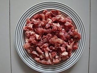 Cochino de res con crema de jojotos