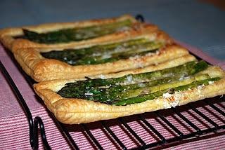 Asparagus tartas