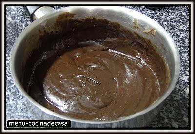 Dados de chocolate a la menta
