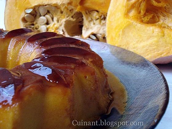 Flán de calabaza