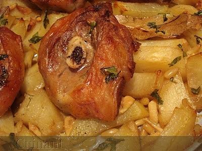 Cordero al horno con patatas