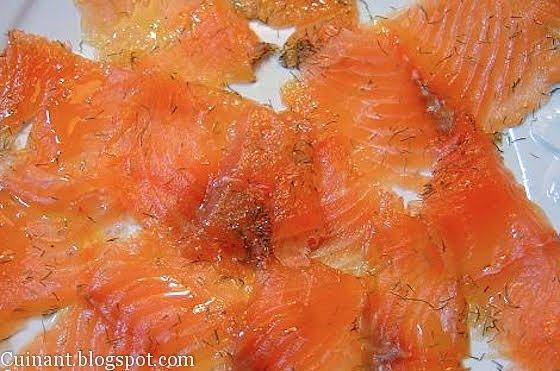 Salmón marinado