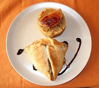 Filet de vedella amb trufa i timbal de cuscús vegetal amb foie caramelitzat