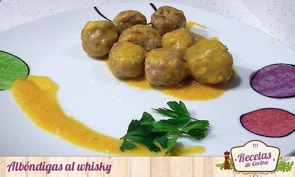 Albóndigas al whisky