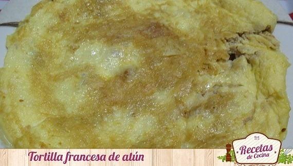 Tortilla francesa de atún para niños