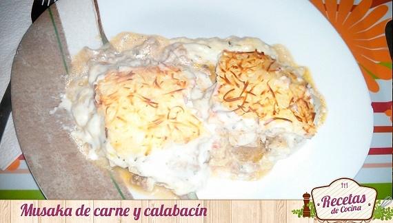 Musaca de carne y calabacín