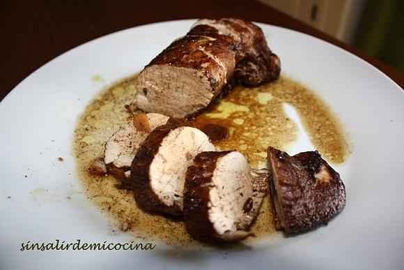 Solomillo de cerdo guisado con vinagre de Múdena