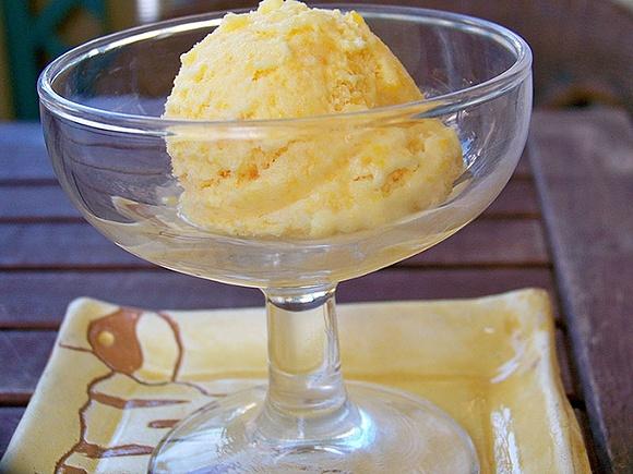 Helado de durazno