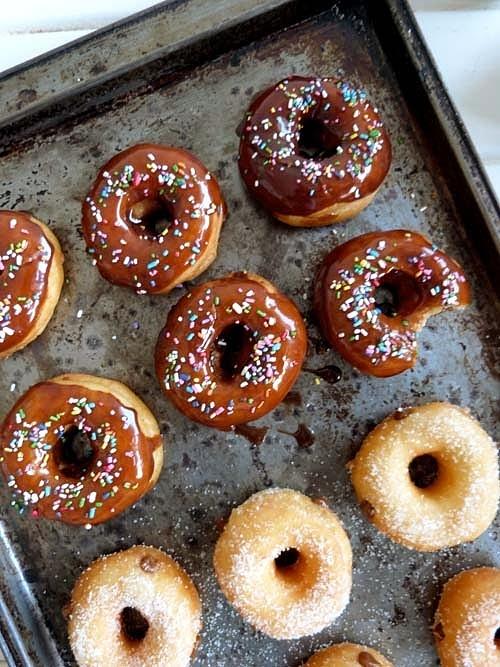 Donuts rellenos para día del dulce de leche 2014