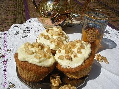 Muffins de plátano con nueces