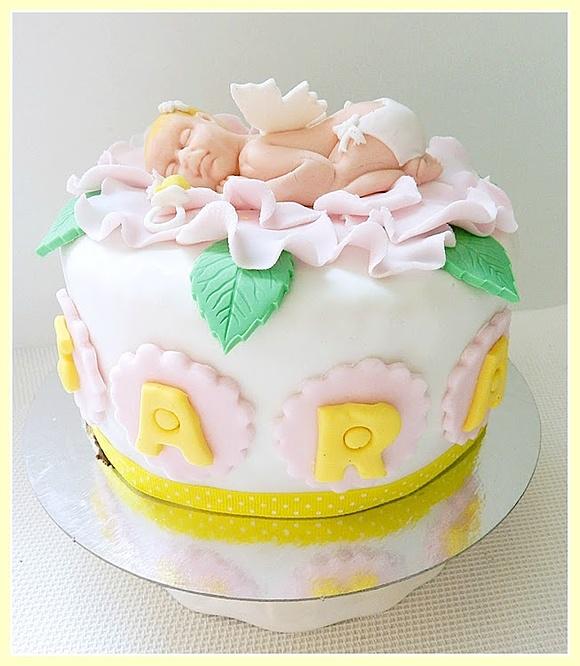 Tarta bebé de frambuesa