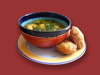 Garbanzos con bacalao