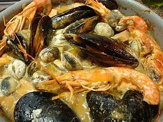 Cazuela de marisco