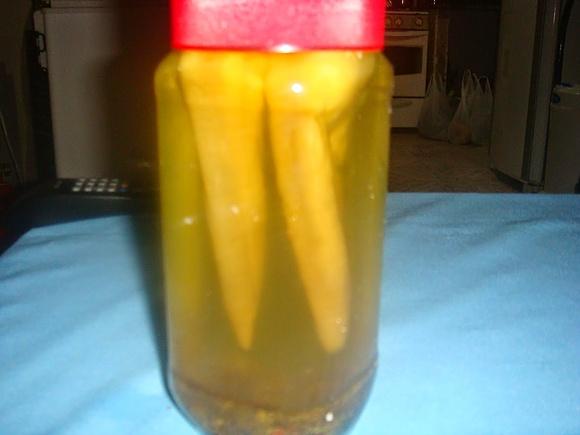 Ajies en vinagre