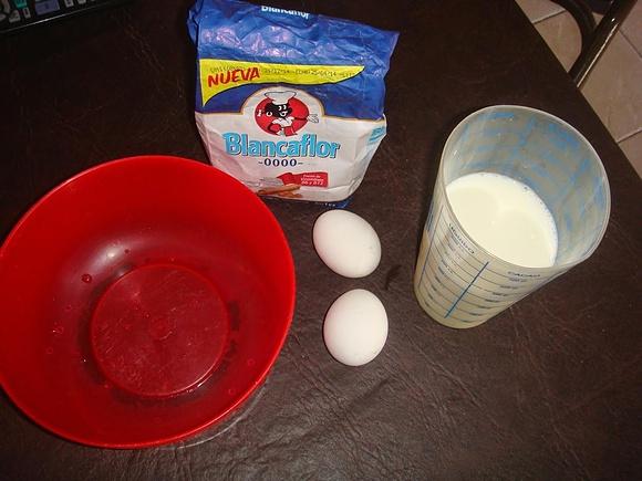 Masa de panqueques dulces y salados