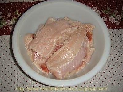 Lomito de atún con leche de coco