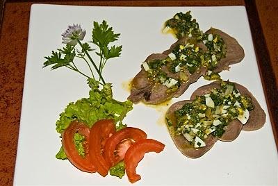 Lengua a la vinagreta