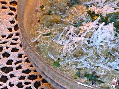 Risotto de quinua con hongos secos