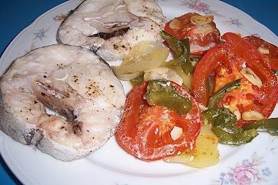 Merluza al horno