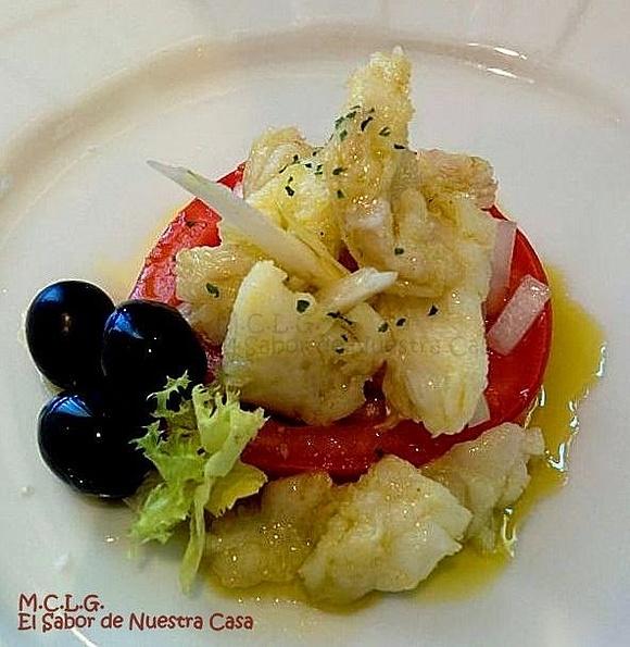 Esqueixada de bacallà