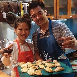 Empanadas de pollo sabrosas y jugosas