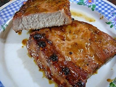 Asado americano de cerdo agridulce