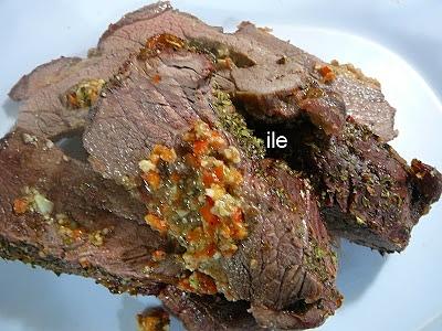Colita de cuadril rellena
